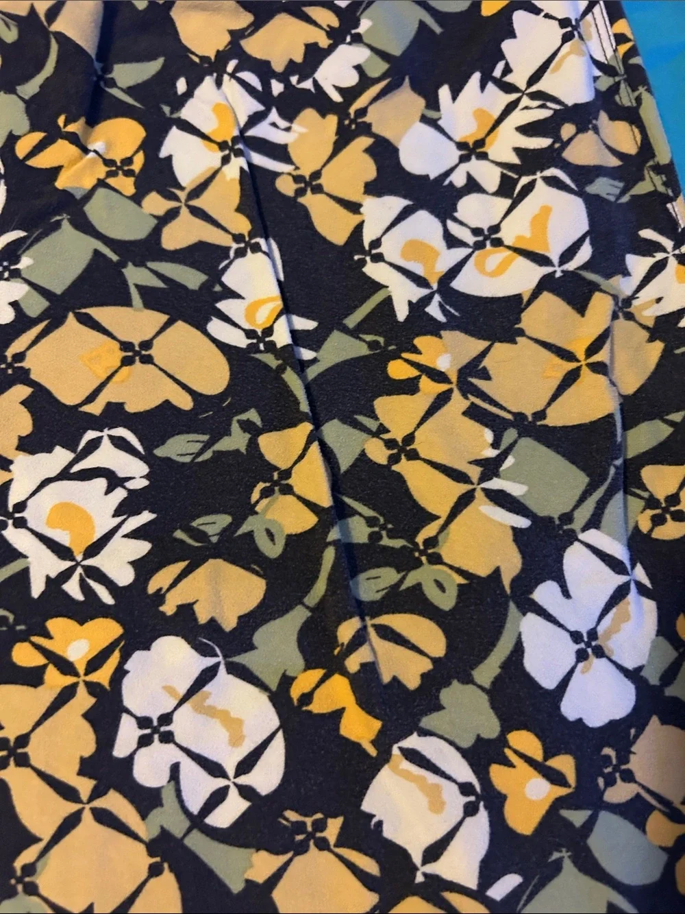 Assorted Patterned Lularoe Leggings Set - Blue, Yellow, Black, Orange